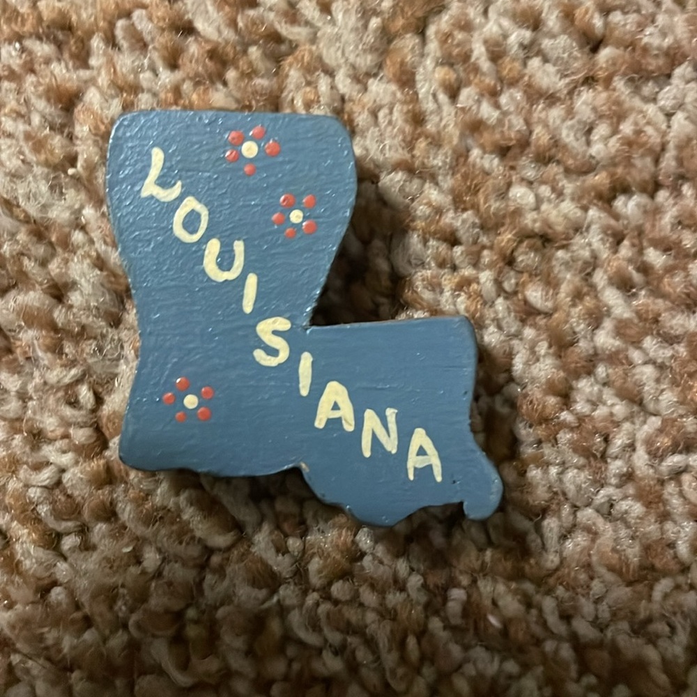 Minature wooden Louisiana